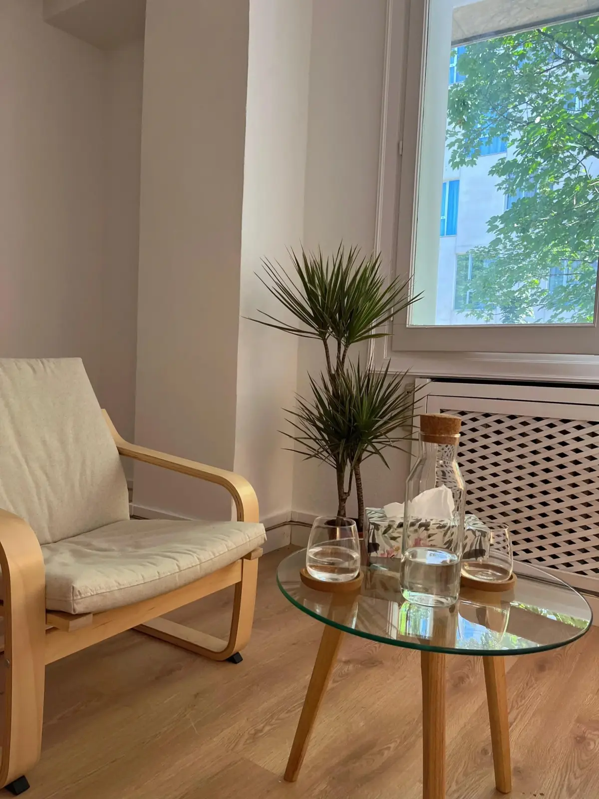 Sillones de la consulta donde se hace la terapia de pareja